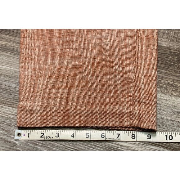 Cj Banks Womens Relaxed Fit High-Rise Trousers Rusty Plaid Pleated Size 24W NEW - Picture 15 of 16